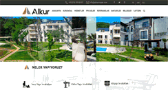 Desktop Screenshot of alkurinsaat.com